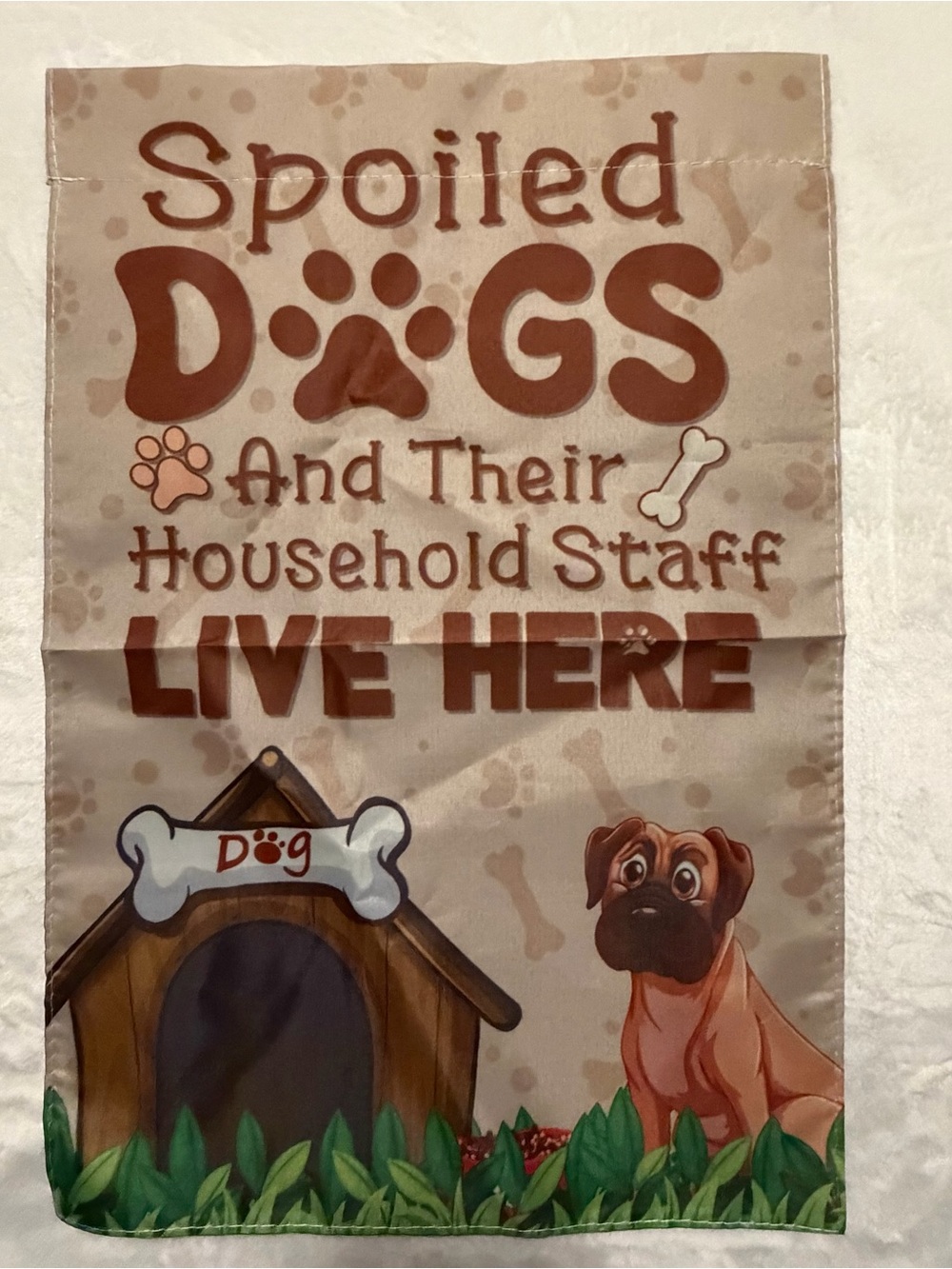 12”x18” Double Sided Spoiled Dogs Garden Flag